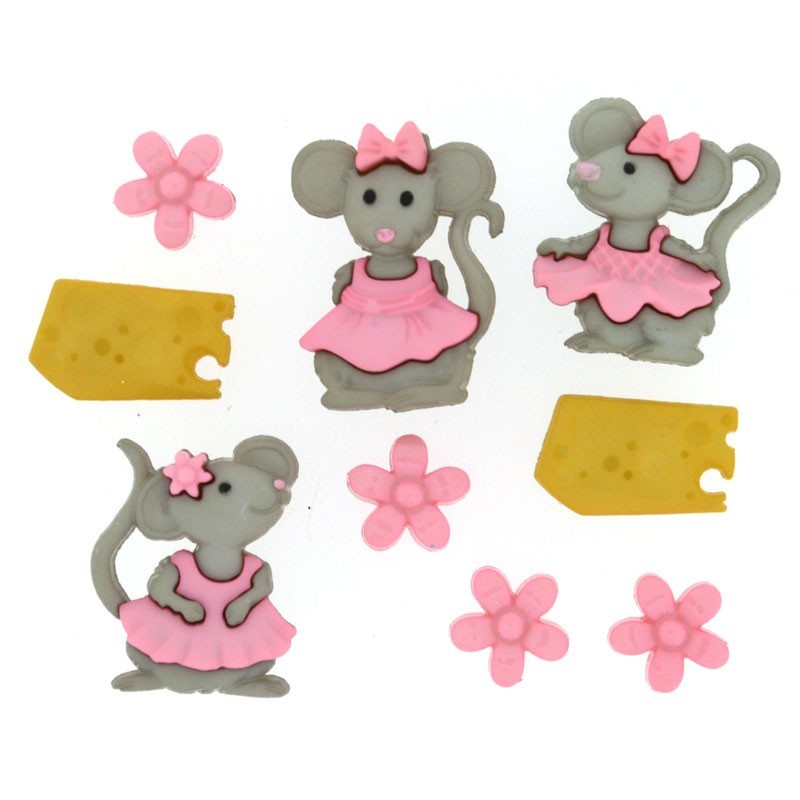 The Mice Girls Buttons