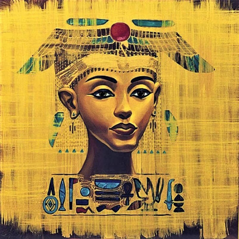 ➤ Cuadro Diamond Painting Reina De Egipto