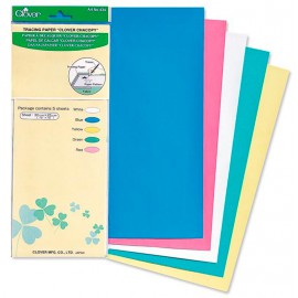 Papel de calco de 18 pulgadas para patrones de costura, rollo de papel de  calco blanco, papel de patrón de absorción de tinta de alta transparencia