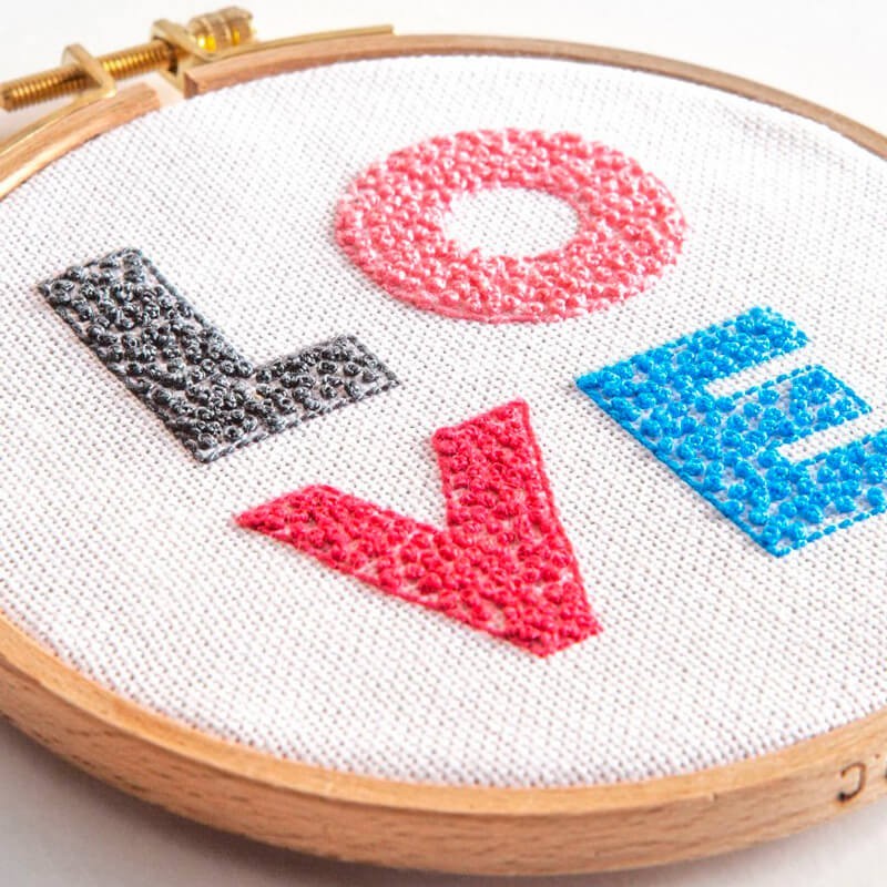 Love Embroidery Pattern, This is a special design I did for…