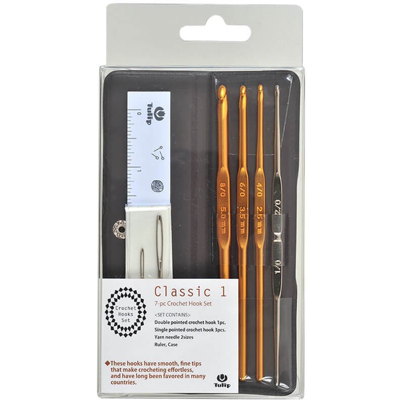 DOUBLE ENDED CROCHET HOOK SET – INCLUDES 8 HOOKS —  - Yarns,  Patterns and Accessories