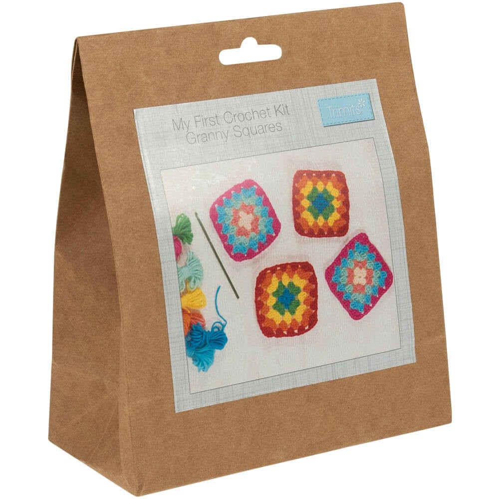 My First Crochet Kit - Granny Squares - Trimits