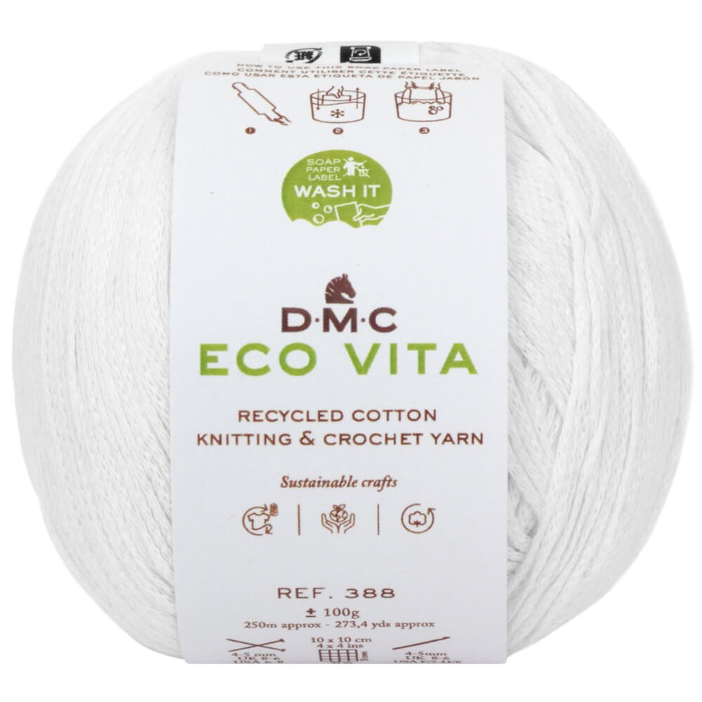 Eco Vita Hemp Embroidery and Punch Needle Fabric - DMC