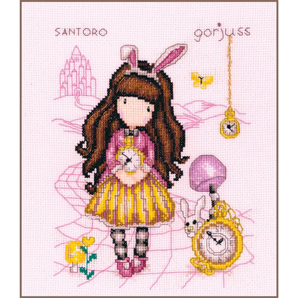 Cross Stitch Kit Gorjuss. Just One Second Vervaco